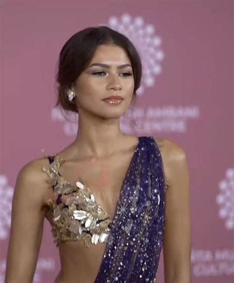 New Zendaya At The Nmacc Gala In Mumbai India Zendaya Zendaya