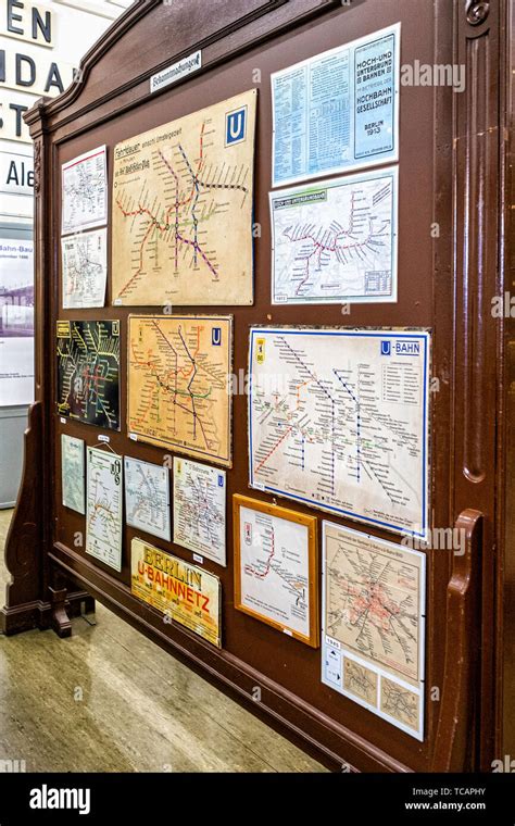 U-Bahn Museum Berlin. Transport museum in one of the former historic control rooms at the ...