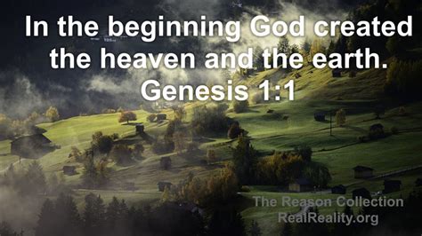 In the Beginning God - Real Reality