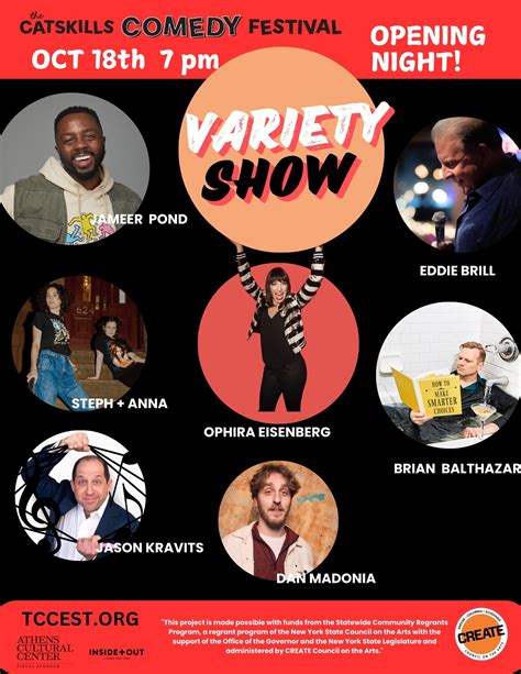 The Catskills Comedy Festival Opening Night Variety Show - CREATE