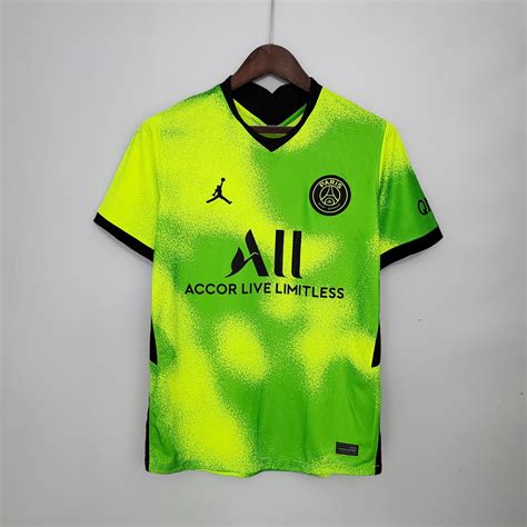 Camisa Camiseta Psg Paris Saint Germain Verde Tradicional Cinza