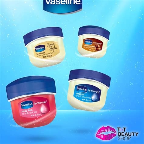 Jual COD BMH Vaseline Lip Therapy JAR 7gr Lip Balm Pelembab Bibir