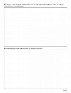 Existential Therapy Worksheet Pdf