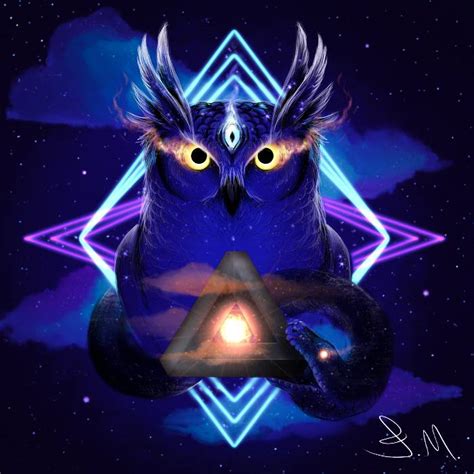 Cosmic Owl By Aegisowl On Deviantart