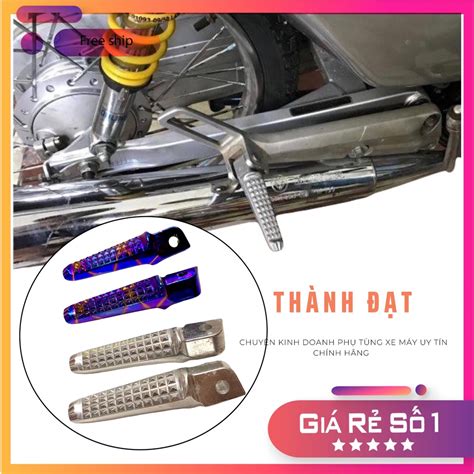 Gác chân sau Nhôm , Titan cao cấp gắn mọi loại xe máy | Shopee Việt Nam
