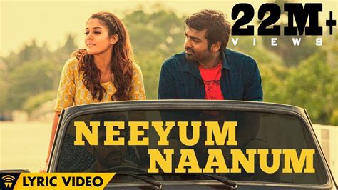 Naanum Rowdy Dhaan Neeyum Naanum Lyric Video Neeti Mohan Anirudh