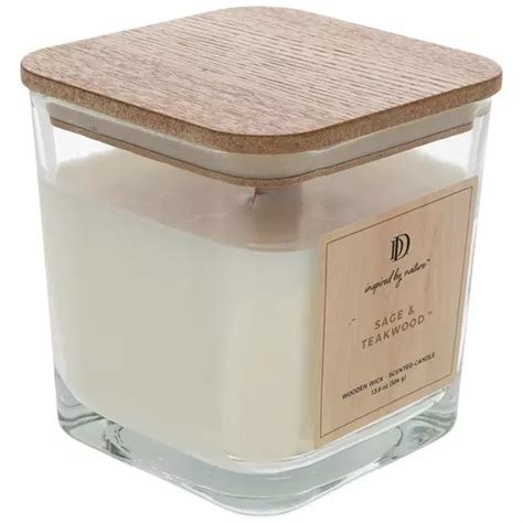 Sage And Teakwood Wood Wick Jar Candle Hobby Lobby 2191765