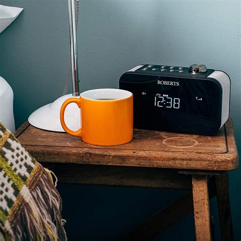 Roberts Ortus 2 Dab Dab Fm Alarm Clock Radio In Black Uk