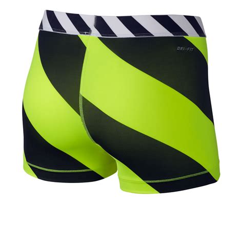 Nike Pro Diagonal Stripe 3 Womens Running Shorts