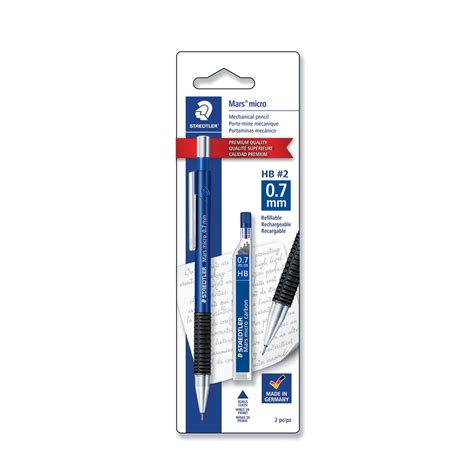 Staedtler Mars Micro 0.7mm Mechanical Pencil with Rubber Grip