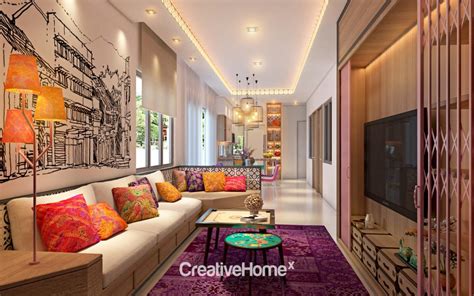 This Colourful Residence Brings Out A Unique Peranakan Charm Amid A Modern Interior Creativehomex