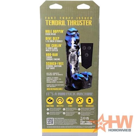 Mini Fuck Machine Tendril Thruster Blue On Stock Homoware Gay Shop In Copenhagen