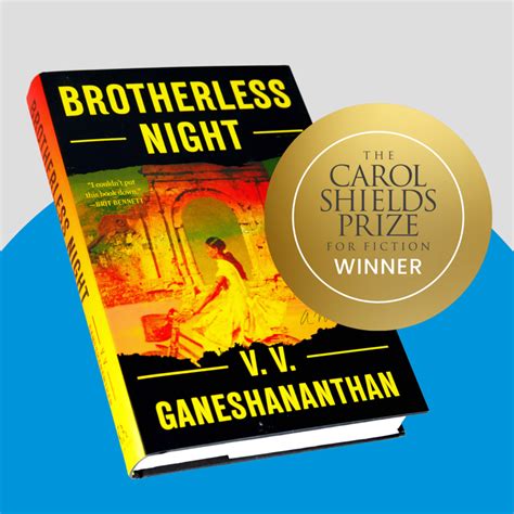 Brotherless Night wins the 2024 Carol Shields Prize for Fiction ...