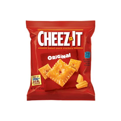 Cheez It Original Snack Crackers SmartLabel