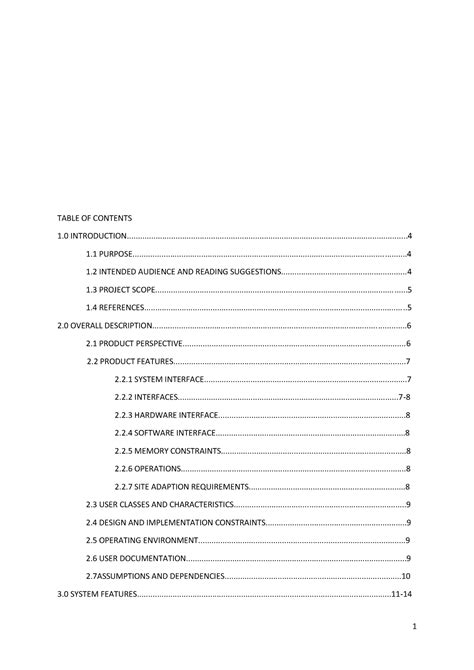 Project SRS Sample Read Through Introduction To Computer Memory