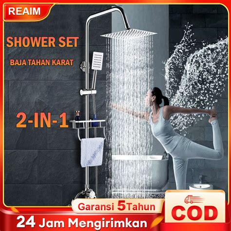 Jual Shower Kamar Mandi Set Shower Kamar 2 In1 Dengan Keran Set