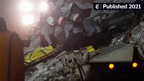 Miami Building Collapse: Rescuers Hear Banging Sounds in Rubble of ...