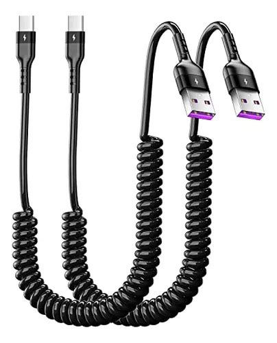 Cable Usb Tipo C En Espiral Aicase Usb A Usb C A Fast Meses Sin Inter S