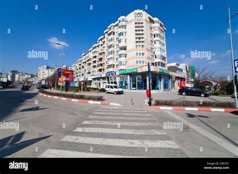 Centre of Pitesti town in Romania Stock Photo - Alamy