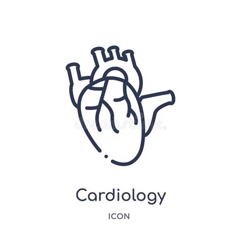 Linear Cardiology Icon From Health And Medical Outline Collection Thin