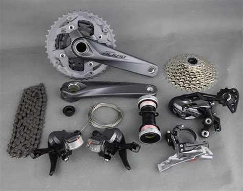 Shimano Alivio M S S Speed Mtb Bicycle Groupset Kit Parts With