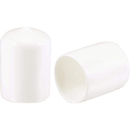 Uxcell Pcs Round Rubber End Caps Mm White Vinyl Cover Screw