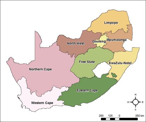 Map Of South Africa Image