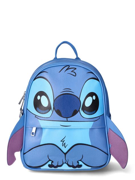 Disney Stitch Women's Big Eyes 10.5" Mini Backpack, Blue - Walmart.com