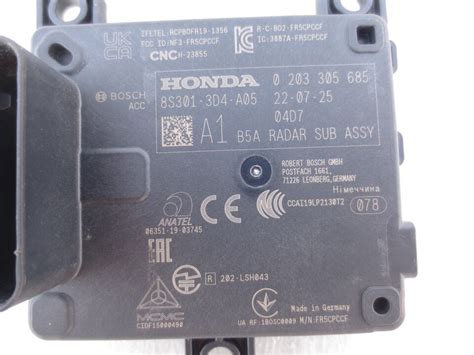 Honda Crv Oem Adaptive Cruise Control Radar Module Distance