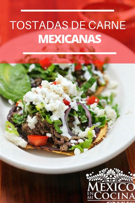 Receta De Tostadas De Carne Deshebrada Riqu Simas Recipe Tostadas