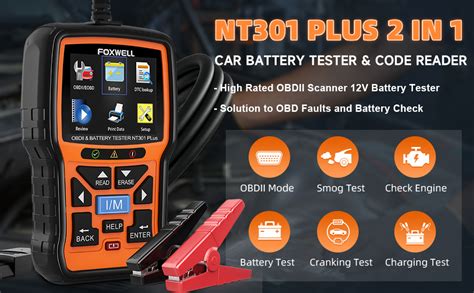 Amazon Upgrade Nt Plus Foxwell Obd Scanner Battery Tester V