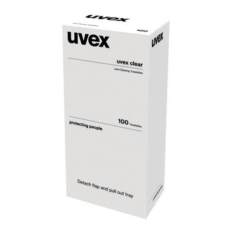 Uvex 1005 Lens Cleaning Wipes Box 100 Winc