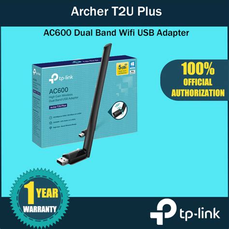 Ready Stocktp Link Ac Usb Wifi Adapter For Pc Archer T U Plus