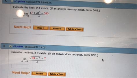 Solved Points Sesscalcet Mi Evaluate The Chegg