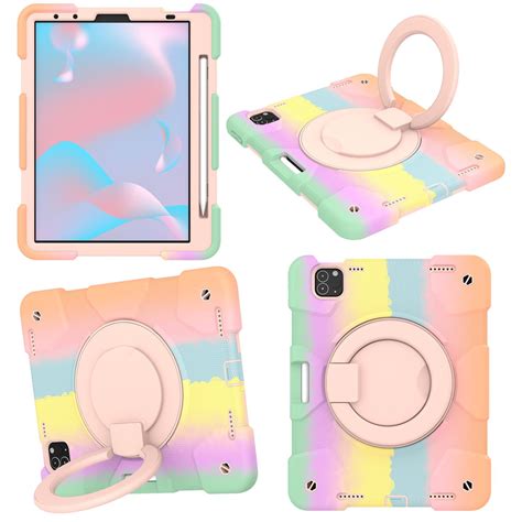 iPad Pro 11 3rd Generation 2021 Case, 360° Rotating Multi-Functional