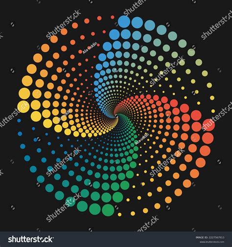 Dotted Spiral Vortex Royalty-free Images Stock Vector (Royalty Free ...