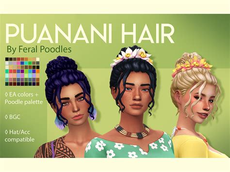 Sims 4 Flowers In Hair Best Flower Site