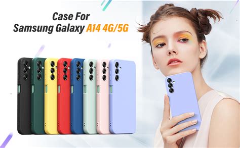 Ikziwreo Coque pour Samsung Galaxy A14 4G 5G 2 Pièces Verre