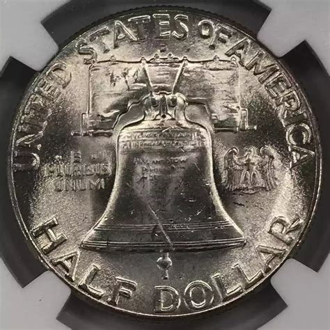 D Franklin Half Dollar Ngc Ms Fbl Old Pueblo Coin