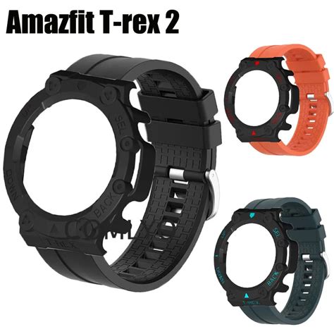 Xiaomi I In 2in1 Amazfit T Rex 2 Ak Ll Saat Kay Yumu Ak Silikon Spor