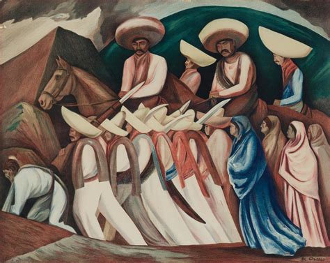 José Clemente Orozco Zapatistas Marching MutualArt