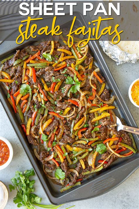 Sheet Pan Steak Fajitas The Blond Cook