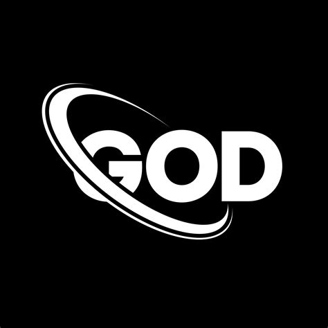 GOD logo. GOD letter. GOD letter logo design. Initials GOD logo linked ...