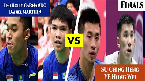 Leo R Carnando Daniel Marthin Ina Vs Su Ching Heng Ye Hong Wei Tpe