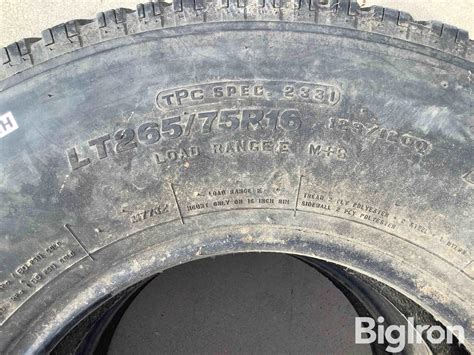 Bridgestone Duravis M Ii Lt R Tires Bigiron Auctions