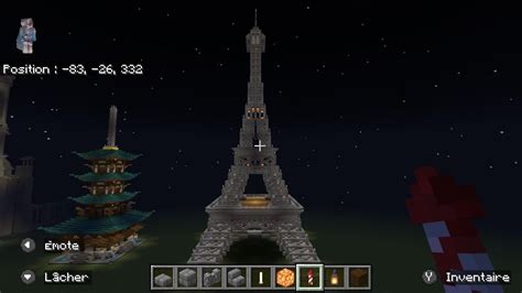 The Tower Eiffel : r/Minecraftbuilds