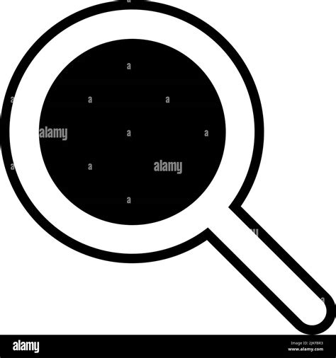 search icon black vector illustration Stock Vector Image & Art - Alamy