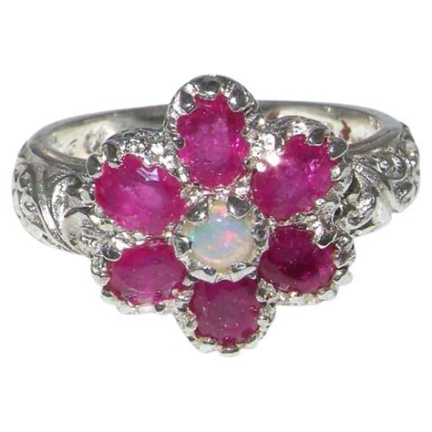 Art Nouveau Diamond Silver Ring At 1stdibs