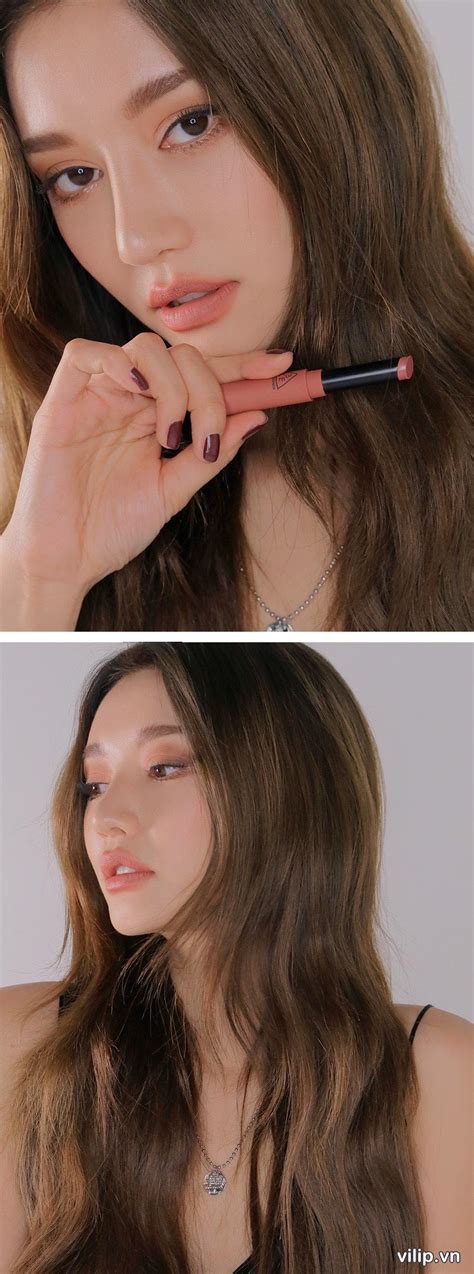 Son 3CE Slim Velvet Lip Color Rose Bat Màu Cam Nude Vilip Shop Mỹ