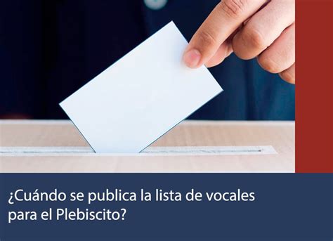 Vocales De Mesa Cu Ndo Se Publica La Lista De Vocales Para El